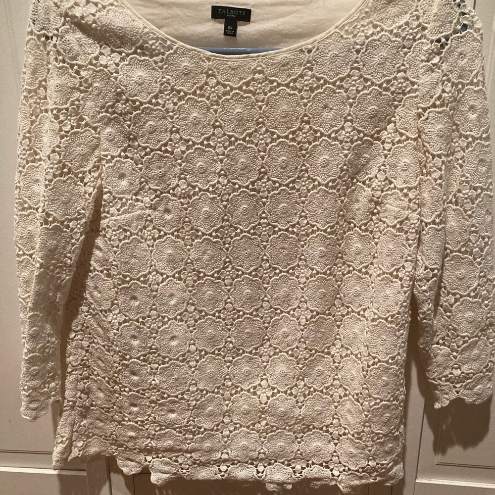 Talbots Petites blouse with detail
